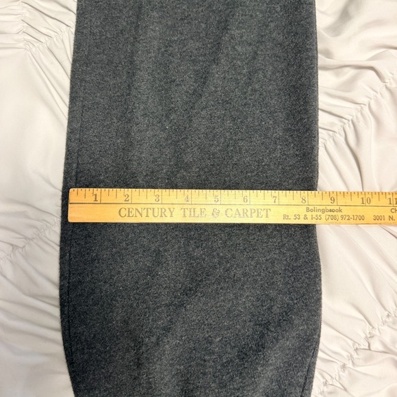 Brandy Melville Jogger‎ Sweatpants Dark Gray Fleece Lined One Size Women's - Picture 3 of 8